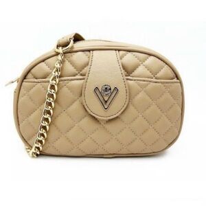 NWT Valentino Orlandi vegan leather Quilted crossbody bag
